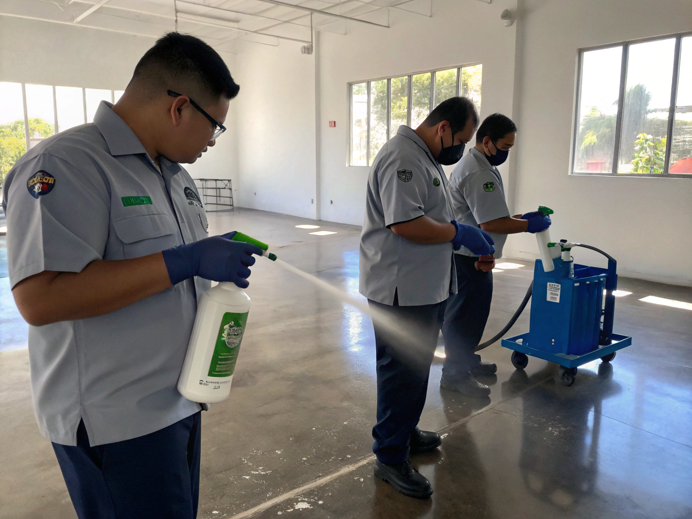 ACT Deep Cleaning team at work